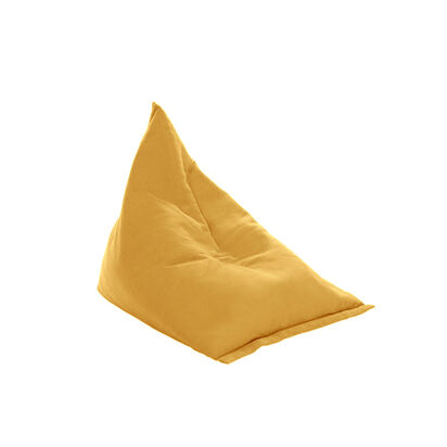 Loaf | Lollins | Triangle Beanbag | Beanbag | Yellow