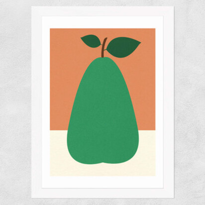 Green Pear A3 (29.7 x 42cm) Frame Black Narrow (15mm) 