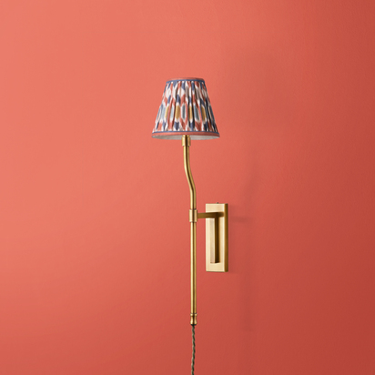 Mason wall fitting in antique brass
