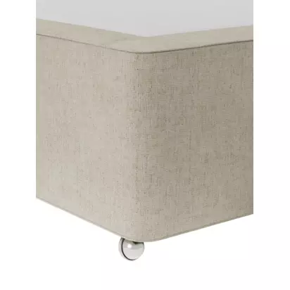 Hypnos Non-Sprung Upholstered Divan Base, Single Brooklyn Shell | 32X90X190cm