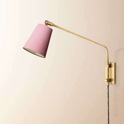 Carter Wall Fitting in Antique Brass