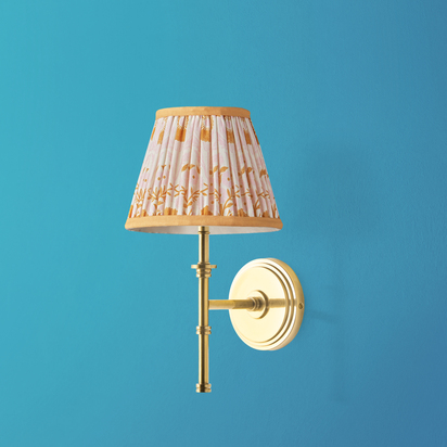 Single chukka rechargeable wall fitting in antique brass