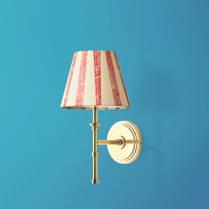 Single chukka rechargeable wall fitting in antique brass