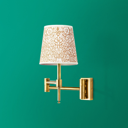 Cagney Wall fitting in antiqued brass