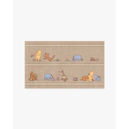 Time With Friends Tan Flatwoven Rug - 90 x 150 cm - Rug + Cushioned Pad System