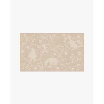 Once Upon a Gathering Natural Flatwoven Rug - 90 x 150 cm - Rug + Pad System
