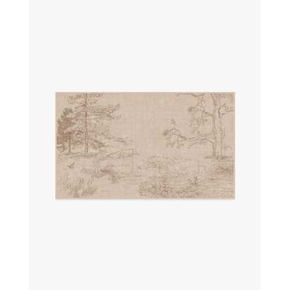 Hundred Acre Wood Natural Flatwoven Rug - 90 x 150 cm - Rug + Pad System