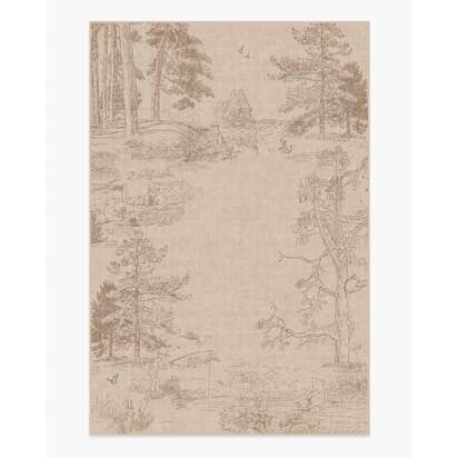 Hundred Acre Wood Natural Flatwoven Rug - 185 x 275 cm - Rug + Pad System