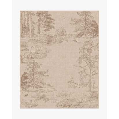 Hundred Acre Wood Natural Flatwoven Rug - 185 x 275 cm - Rug + Pad System