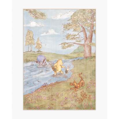 A Sunny Day Multicolour Flatwoven Rug - 150 x 215 cm - Rug + Cushioned Pad System