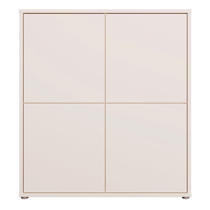 Pembroke 4 Door Storage Cabinet with Push-to-Open Doors in Sand