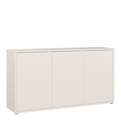 Pembroke 3 Door Sideboard with Push-to-Open Doors and Drawer in Sand