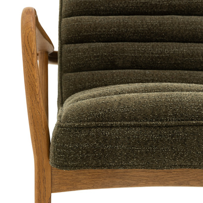Bramham Armchair Green Boucle 690x760x800mm