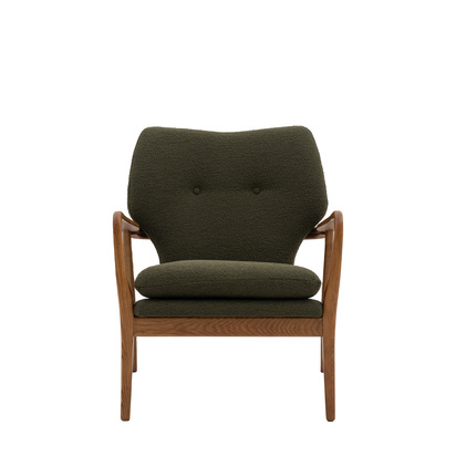 Denford Armchair Green 730x710x850mm