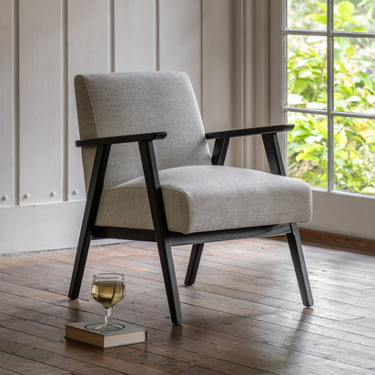 Fengate Armchair Mottled Stone 610x730x805mm