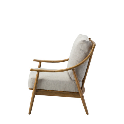 Hartshire Armchair Natural Linen 630x815x900mm