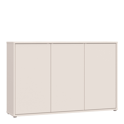 Pembroke 3 Door Sideboard with Push-to-Open Doors in Sand