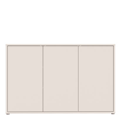 Pembroke 3 Door Sideboard with Push-to-Open Doors in Sand