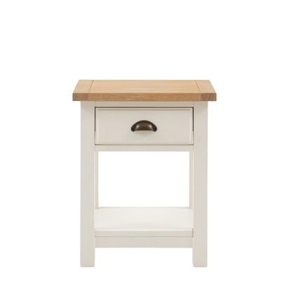 Windsor 1 Drawer Bedside White