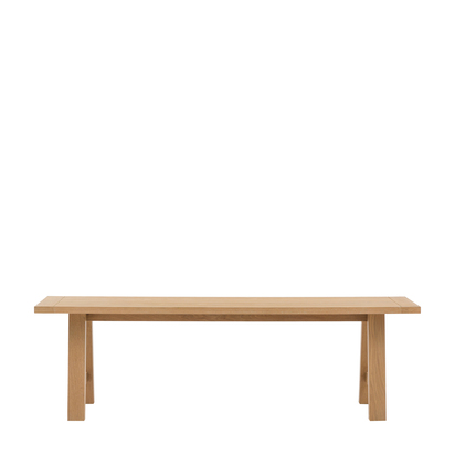 Windsor Trestle Dining Bench Natural 1500x380x450mm