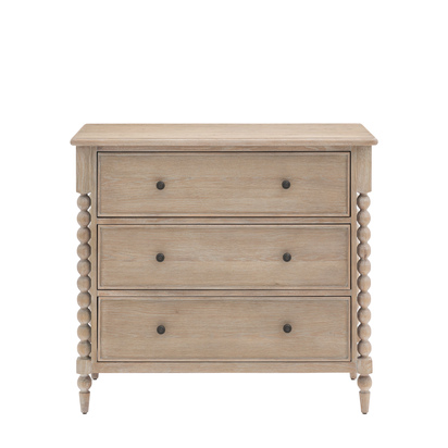 Hadley 3 Drawer Chest 1020x450x900mm