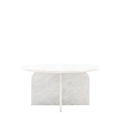 Rosedale Coffee Table White 800x800x400mm