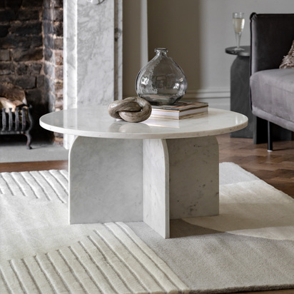 Rosedale Coffee Table White 800x800x400mm