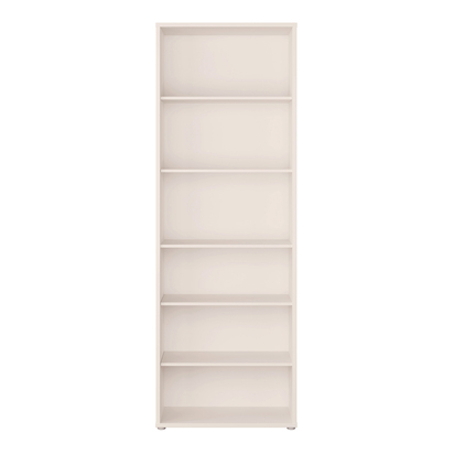 Pembroke Tall Wide Bookcase with 5 Shelves in Sand