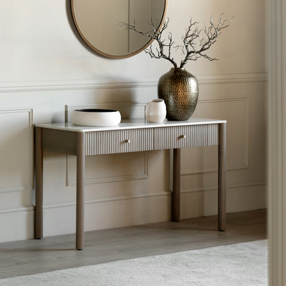 Fairton 2 Drawer Console 1300x450x750mm