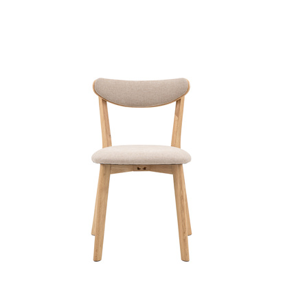 Burcroft Dining Chair Natural (2pk) 520x535x815mm