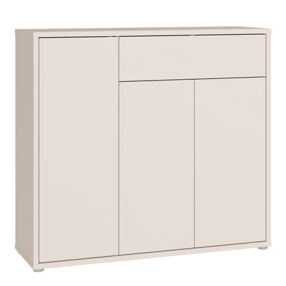 Pembroke Sideboard with 3 Doors Push-to-Open & 1 Drawer Push-to-Open in Sand