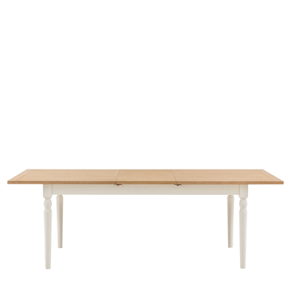 Windsor Ext Dining Table White 1800/2300x950x750mm