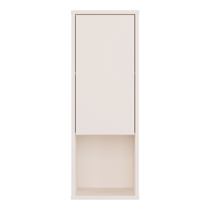 Pembroke Narrow Cupboard with 1 Door Push-to-Open in Sand