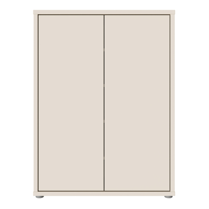 Pembroke Shoe Cabinet with 2 Doors Push-to-Open in Sand