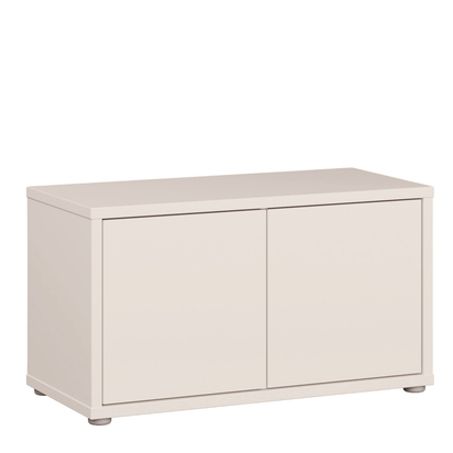 Pembroke Bench with 2 Doors Push-to-Open in Sand