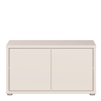 Pembroke Bench with 2 Doors Push-to-Open in Sand