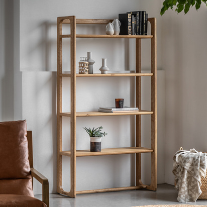 Alderwood Open Display Natural 900x310x1700mm