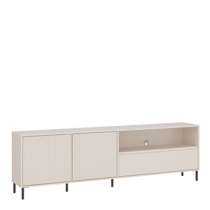 Oakwell TV Cabinet 2 Door 1 Drawer in Cashmere