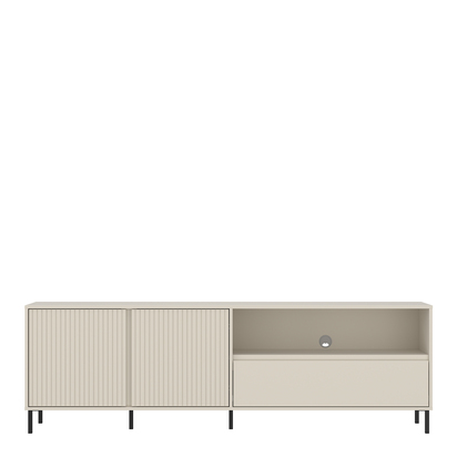 Oakwell TV Cabinet 2 Door 1 Drawer in Cashmere