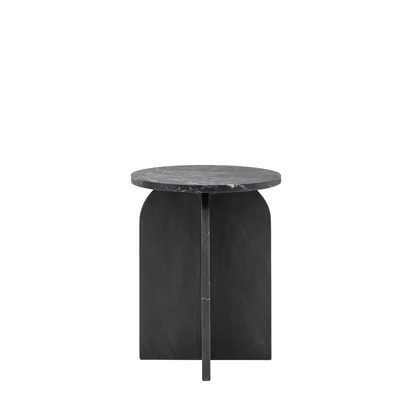 Rosedale Side Table Black 400x400x500mm