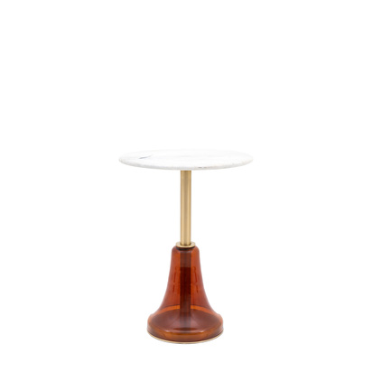 Folkestone Side Table Orange 460x460x640mm