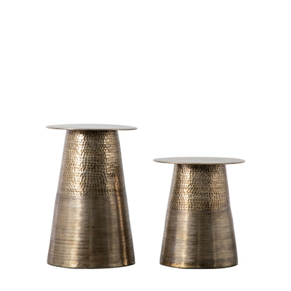 Eastshire Side Table Set of 2 400x400x450/580mm