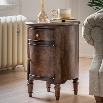 Elmshire Drum Side Table 450x450x580mm