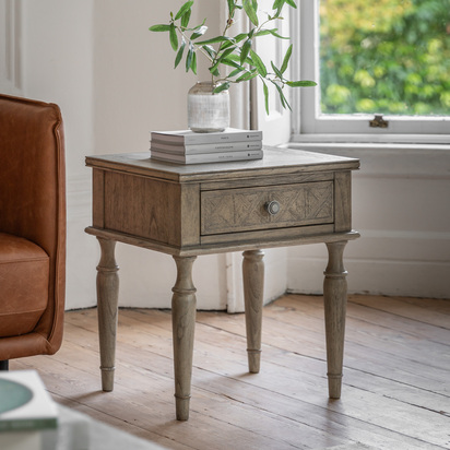 Henview 1 Drawer Side Table 500x400x550mm