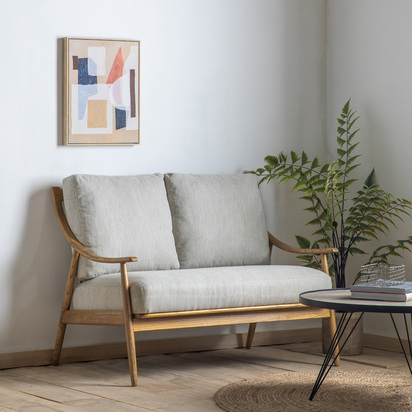 Hartshire 2 Seater Sofa Natural Linen