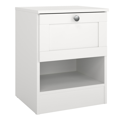 Langford Nightstand with1 Frame Drawer in White