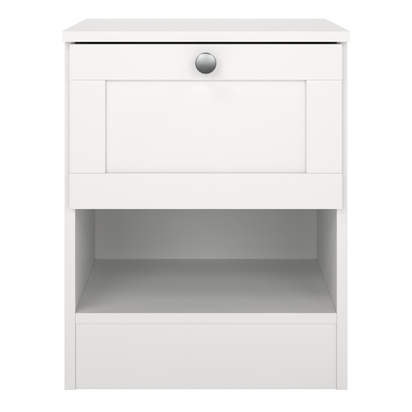 Langford Nightstand with1 Frame Drawer in White