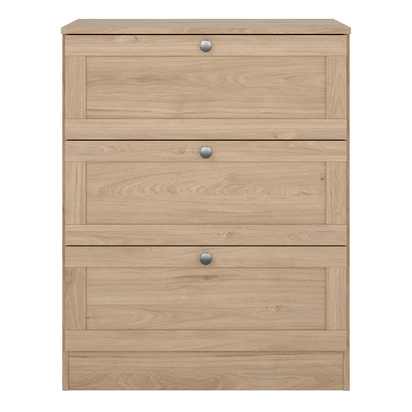 Langford Chest with 3 Frame Drawers in Jackson Hickory