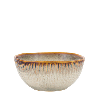 Studio Organic Ridged Bowl Stone (4pk)
