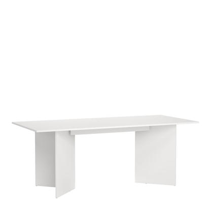 Ainsley 3 Dining table 90x200cm in White